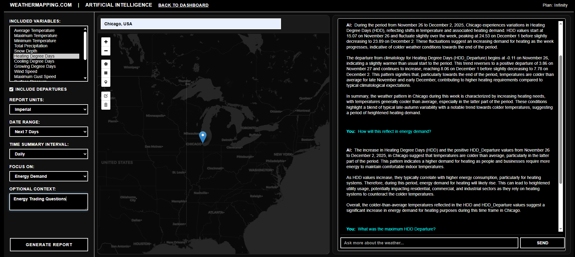WeatherMapping AI Assistant Example